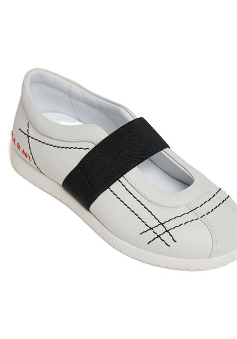 Sneakers con cuciture a contrasto MARNI KIDS | 823291